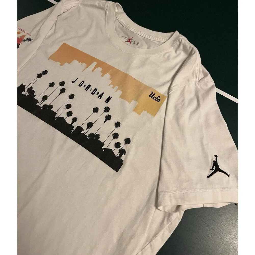 Air Jordan UCLA Bruins 2023 LA Bowl Football Embroidered T-Shirt XL University